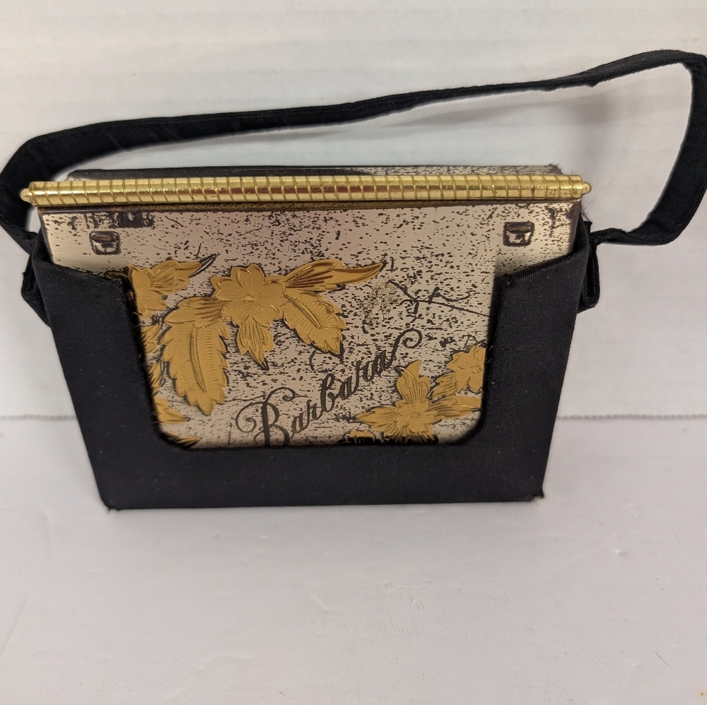 Vintage Compact with Black Case"Barbara" On The Front - Picture 8 of 8